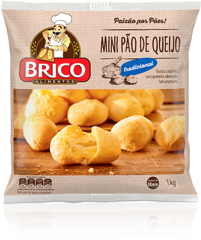 Minipaodequeijo B2c Embalagens - Pão De Queijo (400x650), Png Download