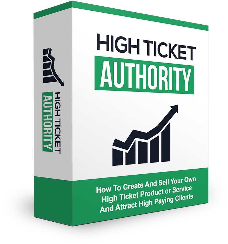 High Ticket Authority Gold - High Ticket Authority Plr (800x928), Png Download