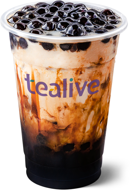 Iced Milk Tea, With Warm Pearls - Pearls Large (432x649), Png Download