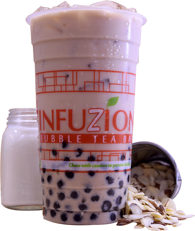 Almond Milk Tea - Tea (800x994), Png Download