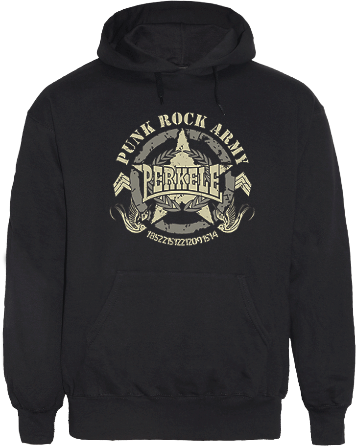 Perkele "punk Rock Army" Kapu / Hooded - Chicago Bears Black Hoodie (1000x1000), Png Download