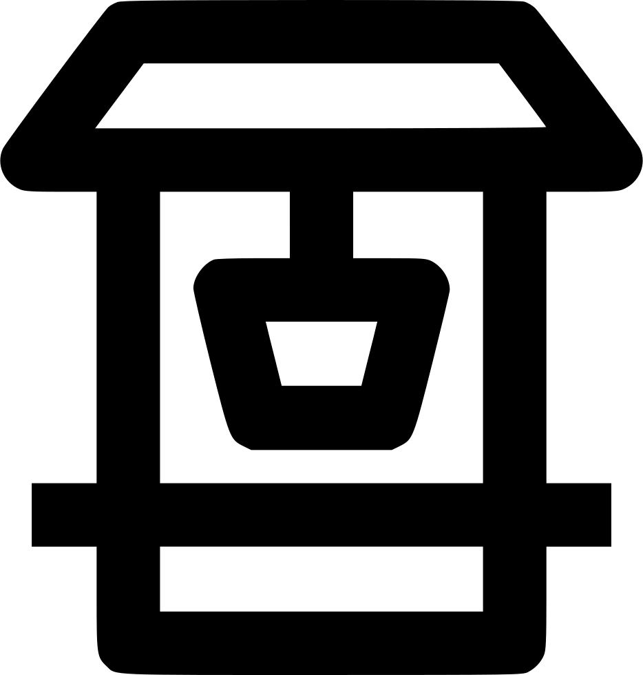 Water Well - - Icon (934x980), Png Download