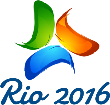 Rio 2016 Logo Ampsy - Colorful Design Ornament (oval) (370x375), Png Download