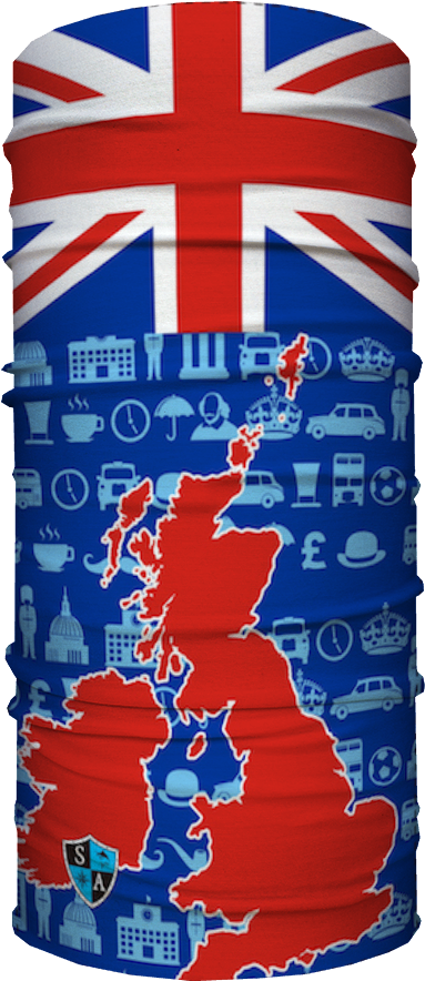 United Kingdom Graphic Flag - Skateboard Deck (1000x1000), Png Download