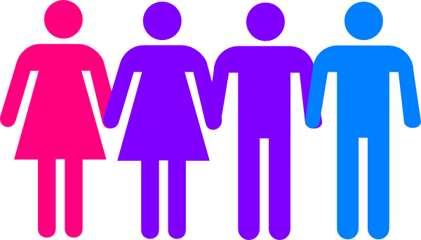 Bisexual Clipart (600x342), Png Download