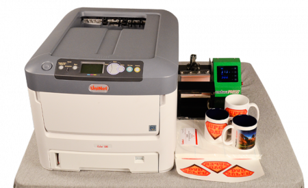Uninet Icolor 500 Heat Transfer Laser Printer - Laser Printing (450x275), Png Download