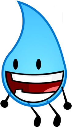 Tear Drop Character - Bfdi Teardrop Png (290x433), Png Download