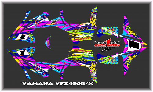 Yamaha Yfz450 (500x500), Png Download