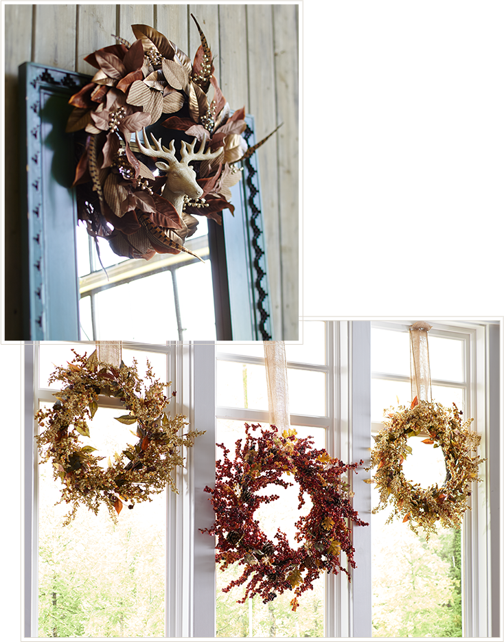 How To Decorate With Wreaths - Wreath (734x935), Png Download