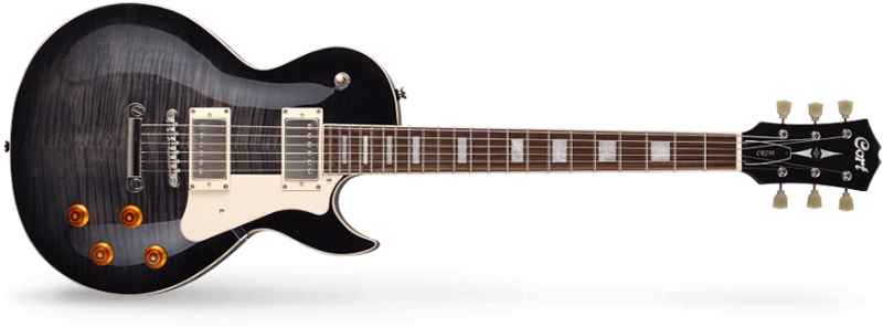 Guitarra Electrica Cort Cr250 Tbk - Cort Classic Rock Cr250 (900x367), Png Download