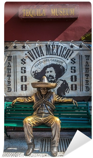 Brave Mexican Man In Traditional Costume, Mexico Wall - Carving (400x400), Png Download