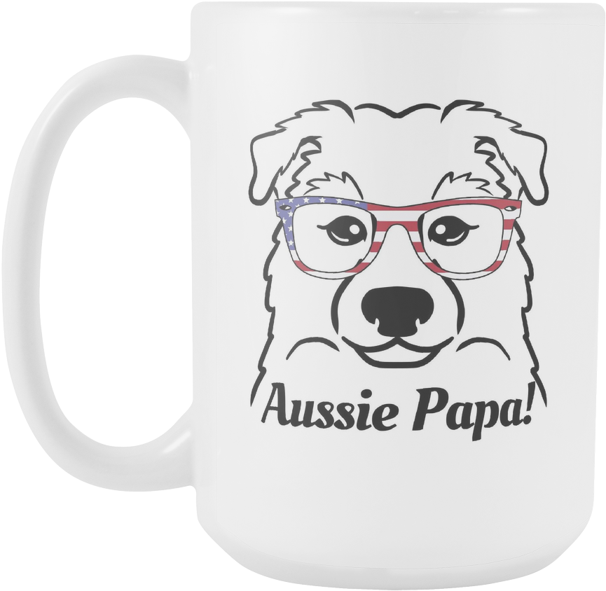 Australian Shepherd Papa - Dogo Argentino (1024x1024), Png Download