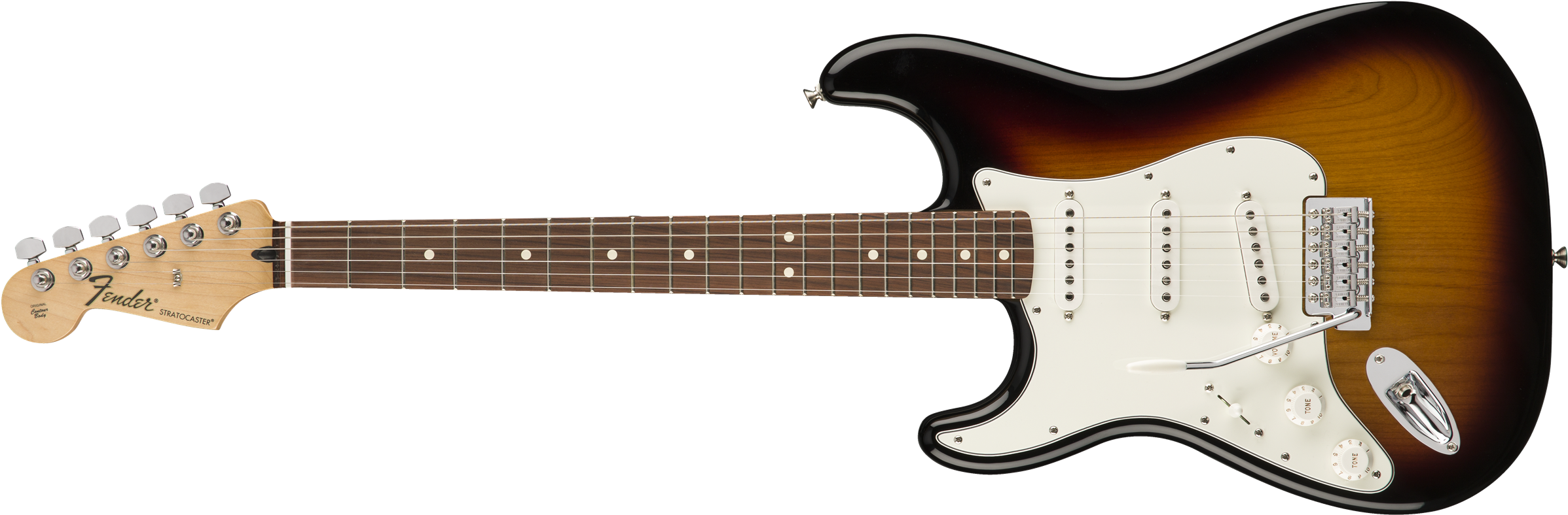 Guitarra Electrica Fender Standard Stratocaster Zurdo - Squier Classic Vibe 50s Stratocaster Left Handed (2400x794), Png Download