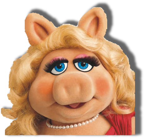 Piggy, Znana Ze Swojego Wybuchowego Charakteru, Nie - Disney The Muppets (dvd) (used) (471x451), Png Download