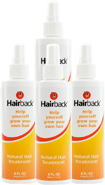 Hairback 1 Year Supply - Cosmetics (568x650), Png Download