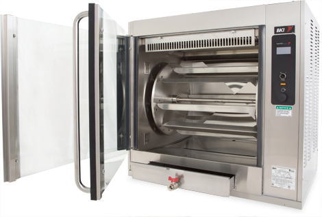 Vgg 8 C X Large Capacity Rotisserie Solid Back Touchscreen - Bki Vgg-8-sb 8 Spit Solid Back Electric Rotisserie (470x318), Png Download