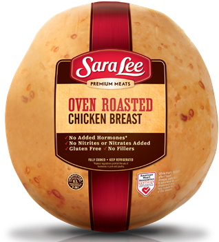 Sara Lee Oven Roasted Chicken Breast 1 Lb - Sara Lee Chicken (407x500), Png Download