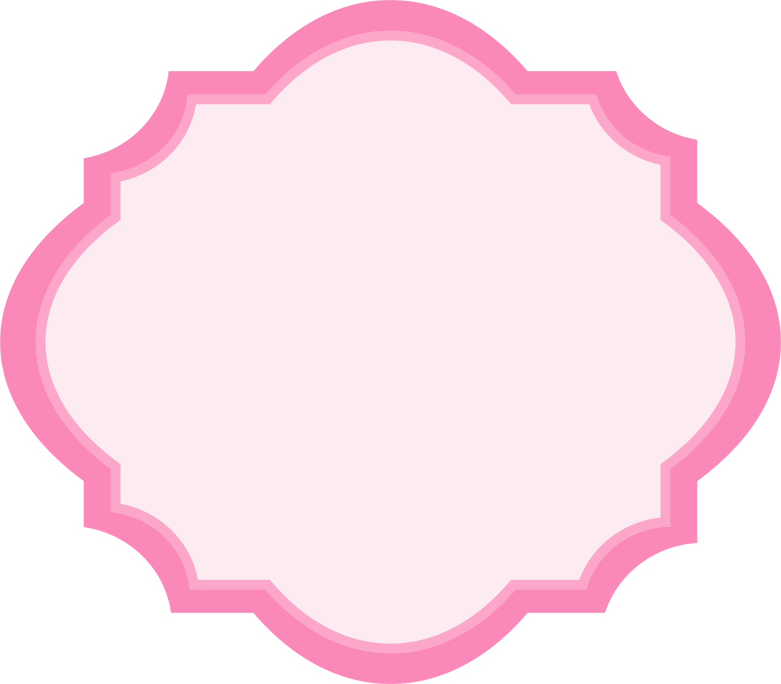 Etiqueta Vintage Png Rosa - Marco Vintage Rosa Png (1600x1400), Png Download