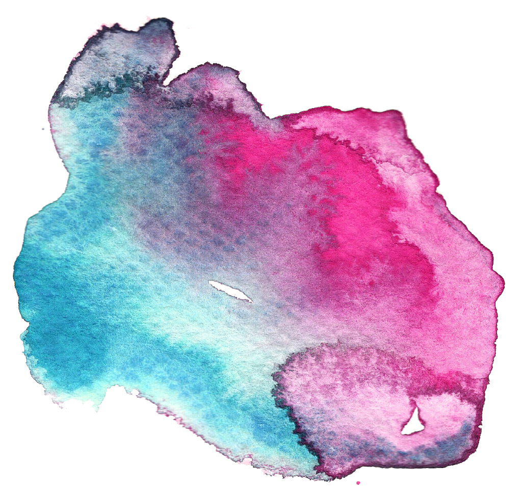 Png De Tinta De Color De Tinta De Color Tinte Png - 藍 粉 渲染 (1024x961), Png Download