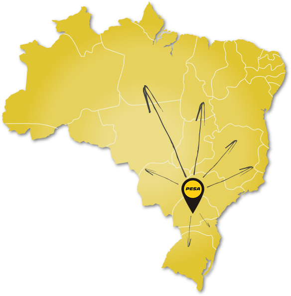 Mapa-brasil - Mapa Brasil Dourado Png (584x594), Png Download