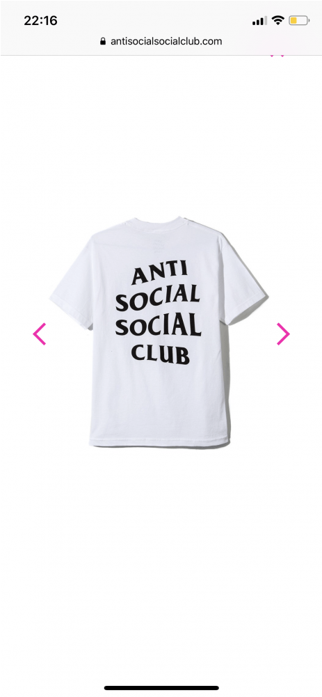 Anti Social Social Club T-shirty - Anti Social Club Phone Case - Iphone 5c (1000x1000), Png Download
