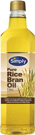 Pure Rice Bran Oil - Simply Rice Bran Oil (350x450), Png Download