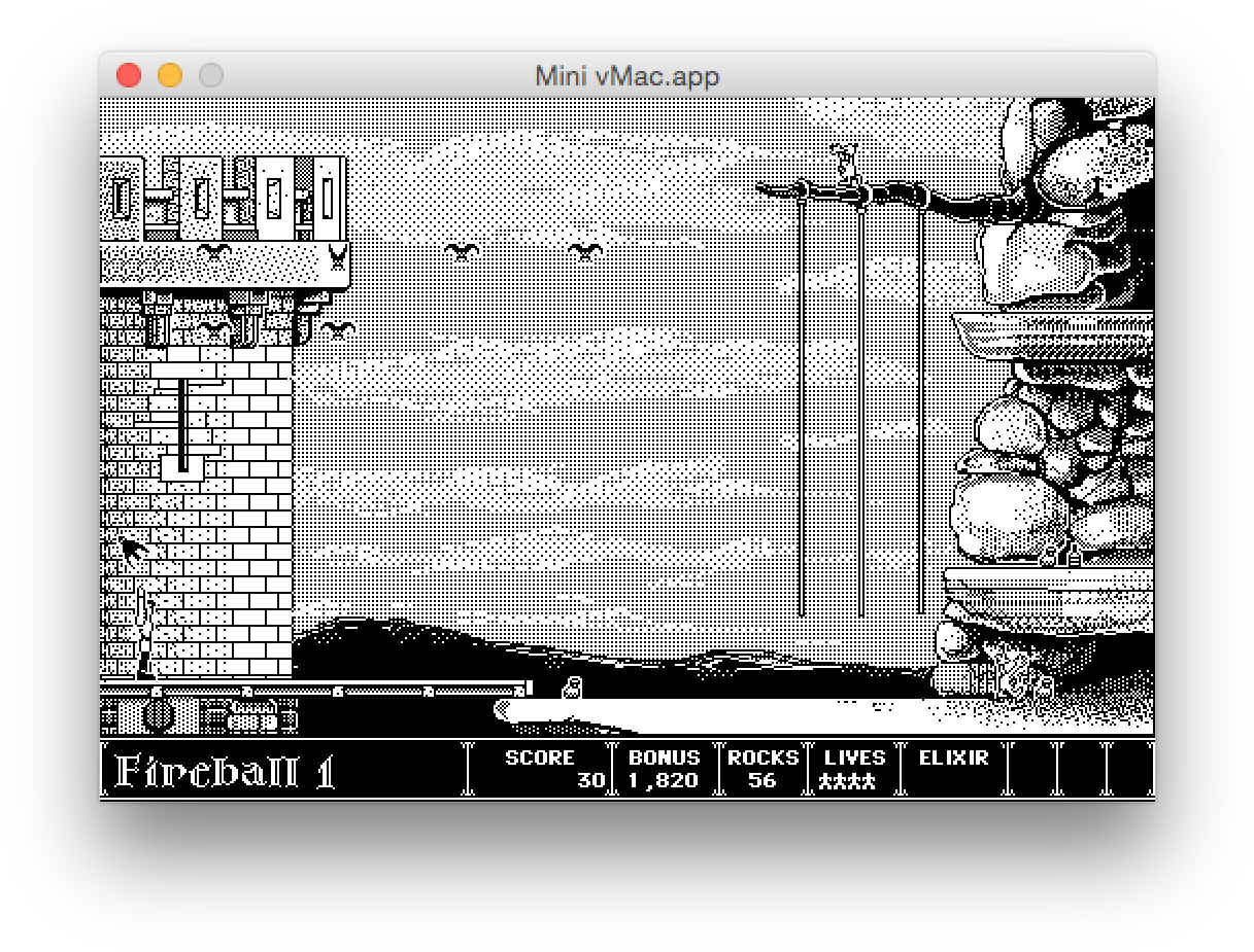 Dark Castle Fireball - Dark Castle Game (1296x1000), Png Download