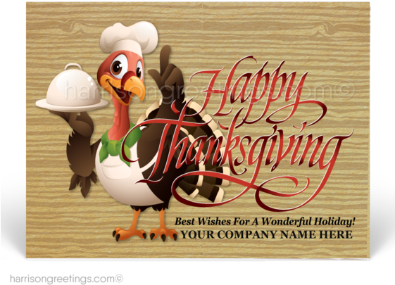 Funny Cartoon Thanksgiving Postcards - Humour (560x448), Png Download