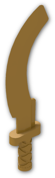 Minifig Sword Khopesh - Weapon (800x600), Png Download