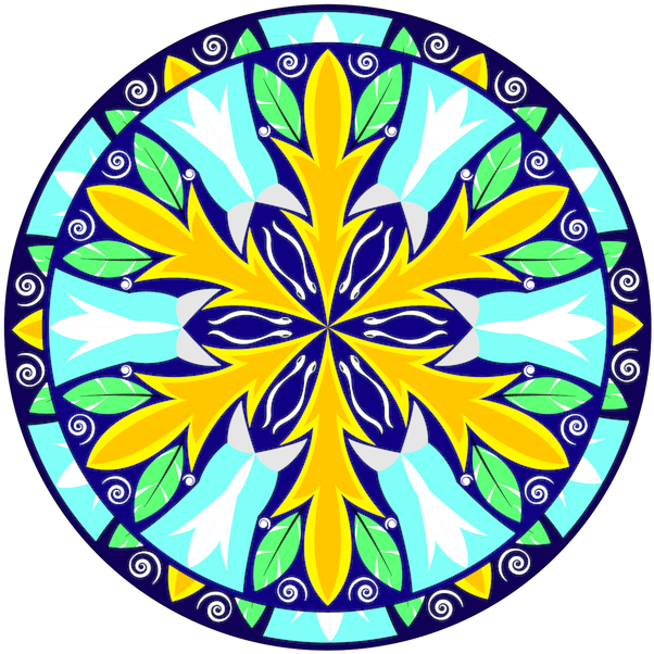 Mandala Design - Watch (640x625), Png Download