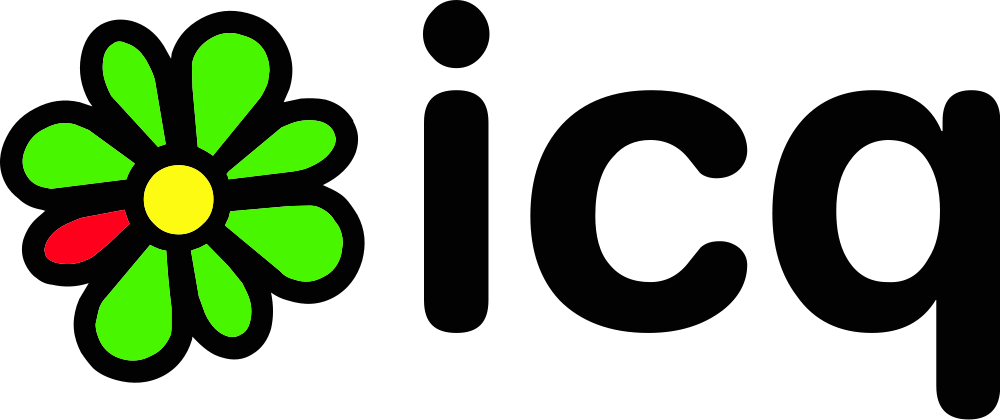 Apple - Icq Logo (1000x420), Png Download