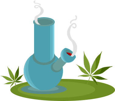 Marijuana - Black Black Black Ornament (oval) (400x358), Png Download