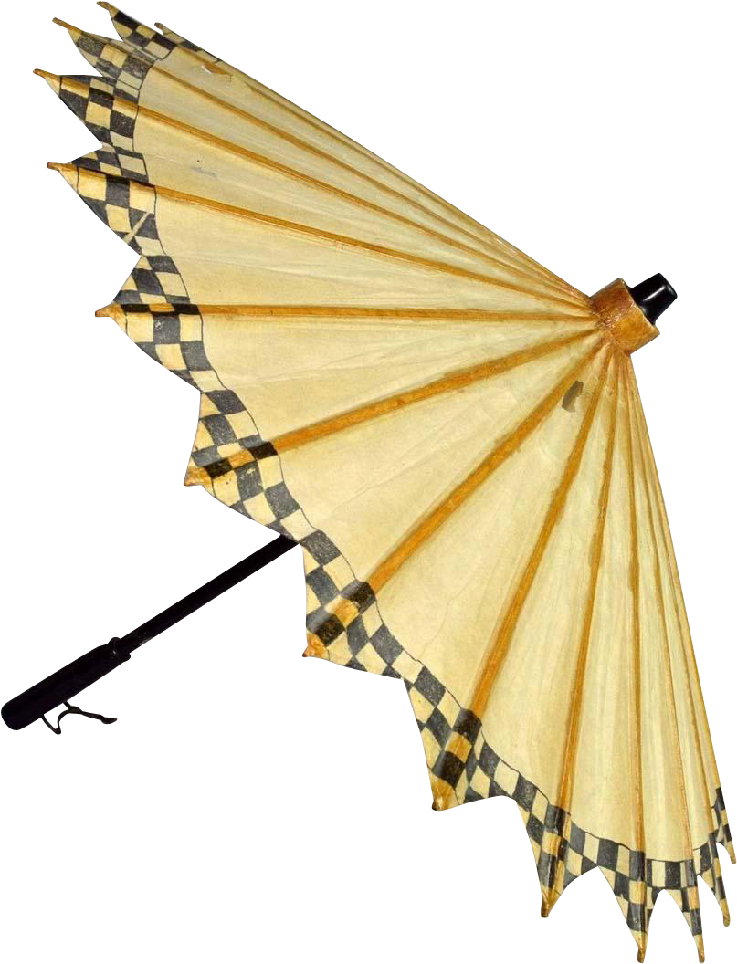 Japanese Vintage Kasa 傘 Parasol Or Umbrella Of Rice-oil - Umbrella (1055x1055), Png Download