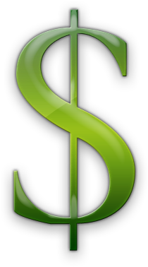 The Gallery For > Green Dollar Icon - Money (420x420), Png Download