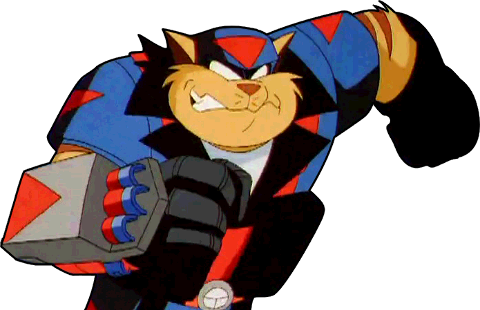 T Bone Chance Furlong Large - T Bone Swat Kats (695x449), Png Download