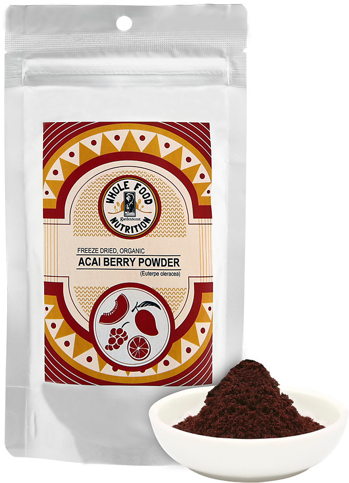 Organic Freeze-dried Acai Berry Powder - Acai Berry (800x1200), Png Download