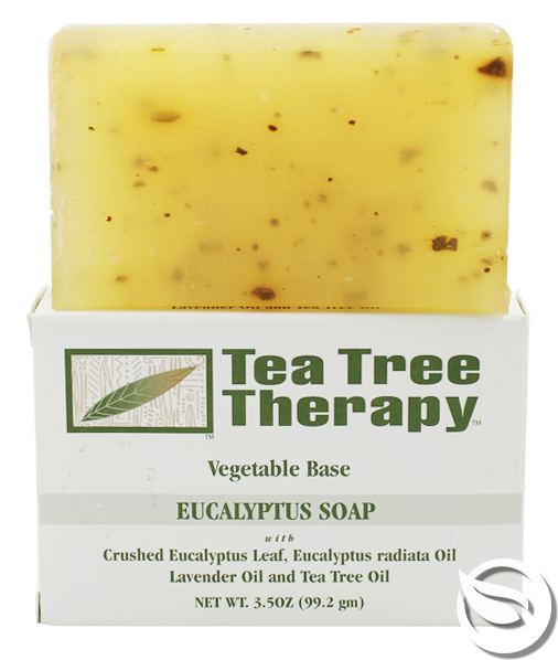 Tea Tree Therapy, Jabón Con Eucalipto, Lavanda Y Árbol - Tea Tree Therapy Eucalyptus Soap Vegetable Base - 3.5 (600x700), Png Download