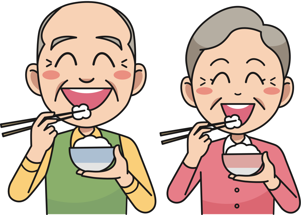 Couple Eating Rice - Eating Rice Clipart (1000x715), Png Download