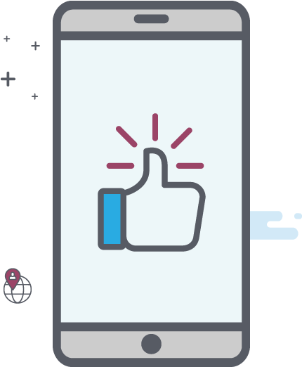 Mostre Presença No Instagram E A Chame A Atenção Do - Smartphone (462x531), Png Download