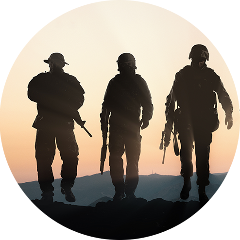 Military/defense - Air Force Soldier Silhouette (494x495), Png Download