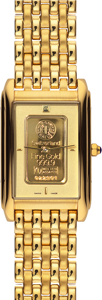 Zeon Gold Ingot Watch (600x1000), Png Download