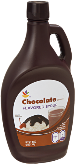 Giant Food Chocolate Syrup - 48 Oz Bottle (600x600), Png Download