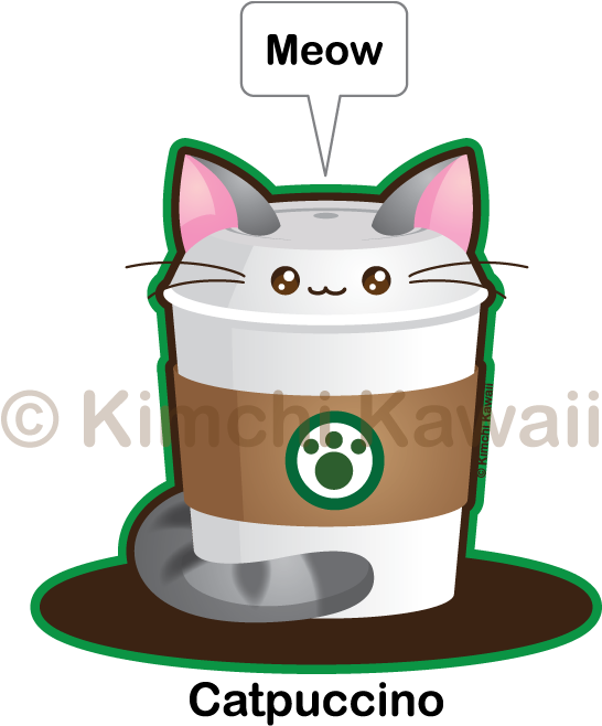Risultati Immagini Per S'more Kawaii Kitty - Kawaii Coffee Cat (720x720), Png Download