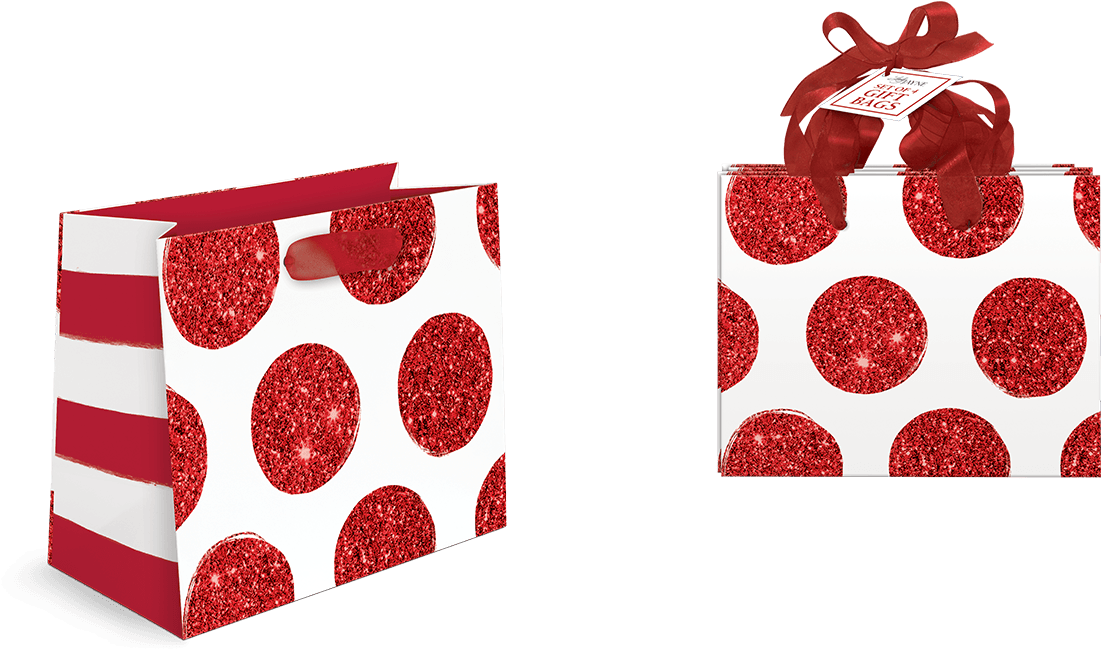 Red Bold Dot Small Gift Bags - Lady Jayne Gift Bag Seasons Tweetings Sm S/4 (1200x1200), Png Download