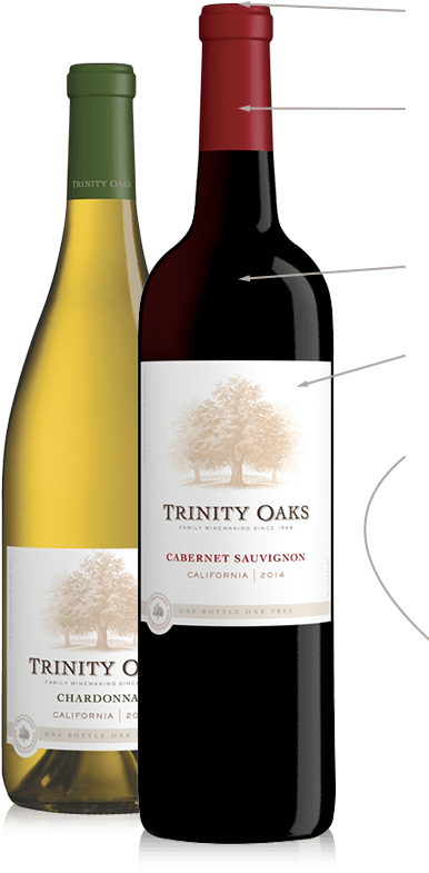 Nomacorc, Recyclable, Smaller Carbon Footprint - Vintage Crush Cabernet Sauvignon Wine, 750 Ml (386x795), Png Download