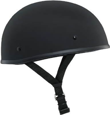Akoury Flat Black Small Boss Dot Light Weight Motorcycle - Harley Davidson Half Helmets Dot (461x480), Png Download