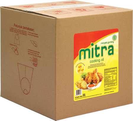 Mitra Cooking Oil Bib - Cooking Oil Bib (450x408), Png Download