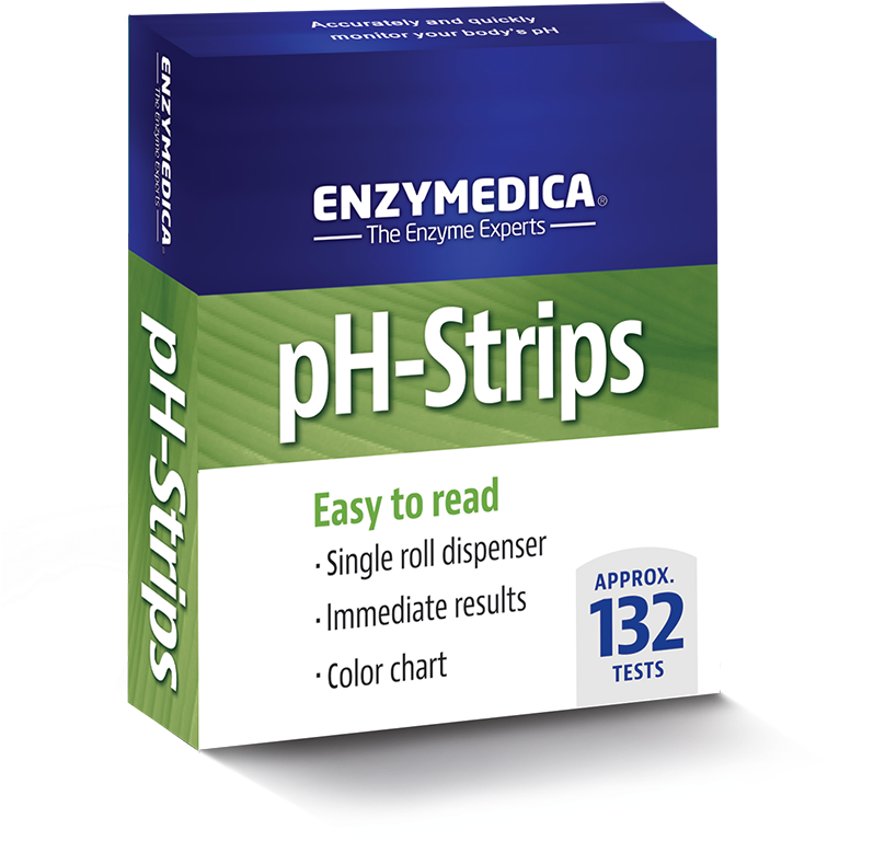 Ph-strips - Enzymedica Ph-strips - 132 Tests (807x864), Png Download