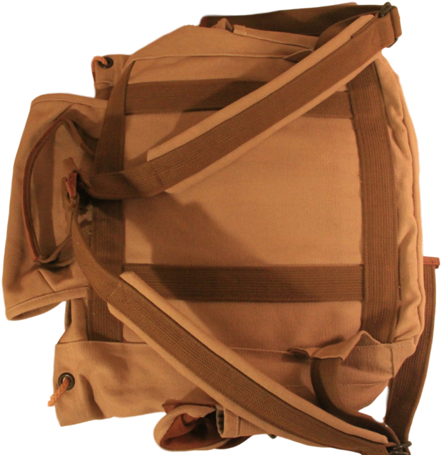 Rucksack Backpack Old School Worm Canvas Heavy Duty - Canvas (1024x683), Png Download