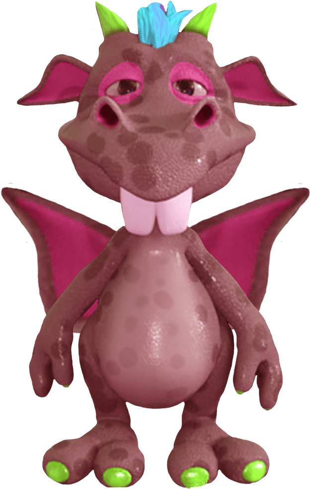 Great Pictures Of Cool Dragons - Dragon Cartoon Red Png (835x1063), Png Download